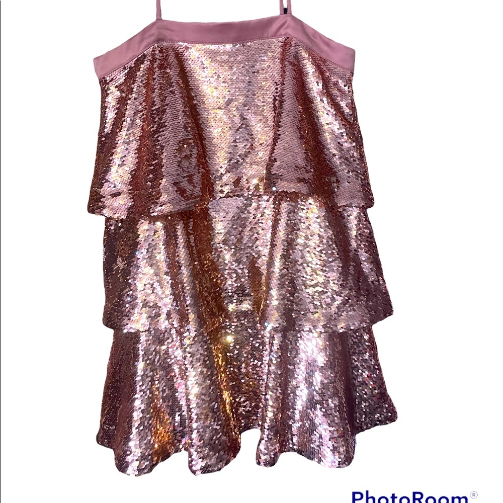 Sequin 3 tier Dress